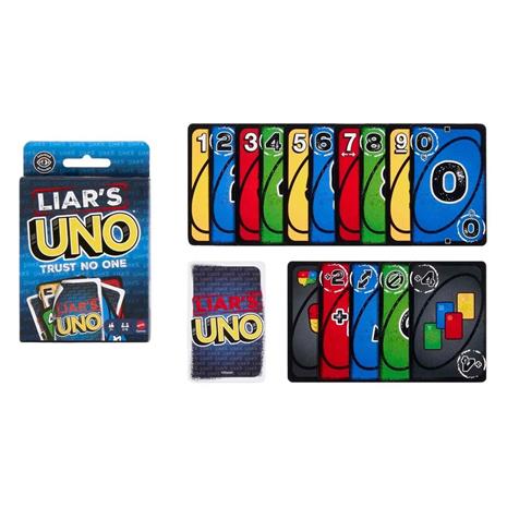 Mattel Games Uno Liars - Blue - ONE SIZE