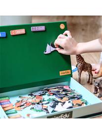 mierEdu Magnetic Learning Box - All About Animals (Danish) - Multi/patterned - ONE SIZE