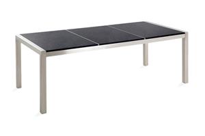 Puutarhapöytä Grosseto 220 cm - Musta