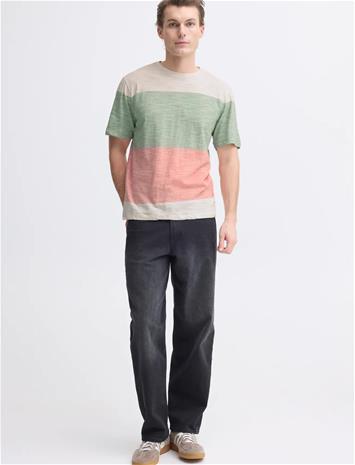 Blend Bhkeith Block S/S Tee - Blue - XXL