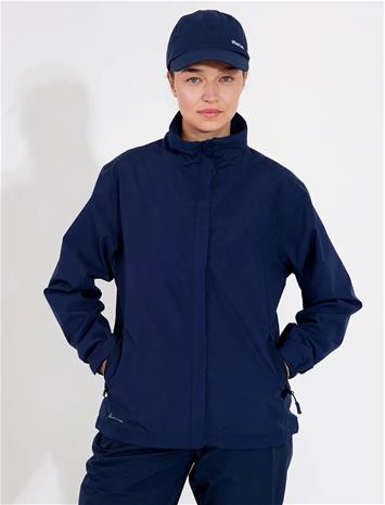 Abacus Lds Links Stretch Rainjacket - Black - XXL