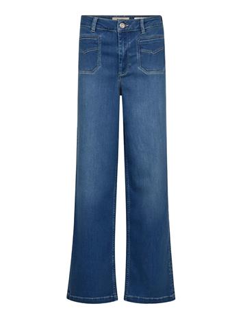 MOS MOSH Mmcolette Deluxe Jeans Bottoms Jeans Wide Navy MOS MOSH