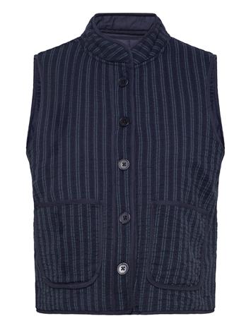 Lollys Laundry Cairoll Quilted Vest Vests Quilted Vests Navy Lollys Laundry