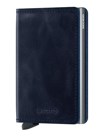 Secrid Sm-Black & Blue Bags Card Holders & Wallets Card Holder Black Secrid