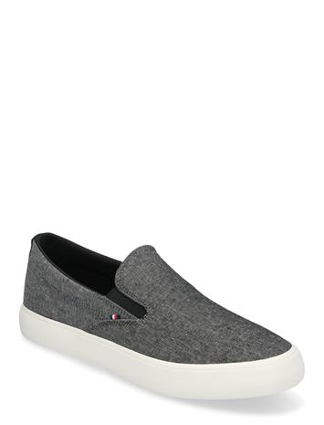 Tommy Hilfiger Th Hi Vulc Low Slip On Ch Tennarit Sneakerit Grey Tommy Hilfiger