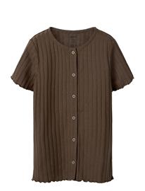 name it Nkfjenna Ss Slim Card - Brown - 146-152