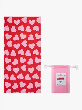 Swim Essentials Hearts Kylpypyyhe, Red