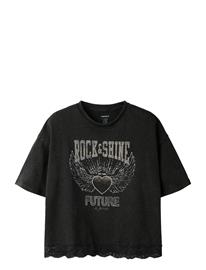 name it Nkfjayla Ss Rlx Top - Black - 158-164