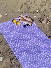 Swim Essentials Kylpypyyhe, Violetti Leopard