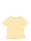 Petit Piao Ppsuze S_S Pointelle Tee - Yellow - 122