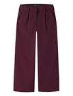 LMTD Nlfluis Nw Pleat Wide Pant Noos - Burgundy - 176
