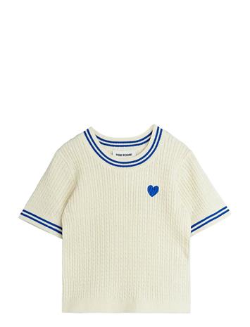Mini Rodini Cable Knit Top - Cream - 140/146