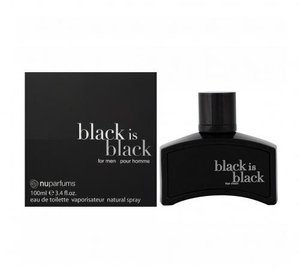 Nuparfums Black is Black EDT miehelle 100 ml