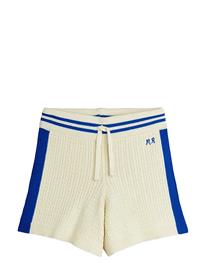 Mini Rodini Cable Knit Shorts - Cream - 140/146
