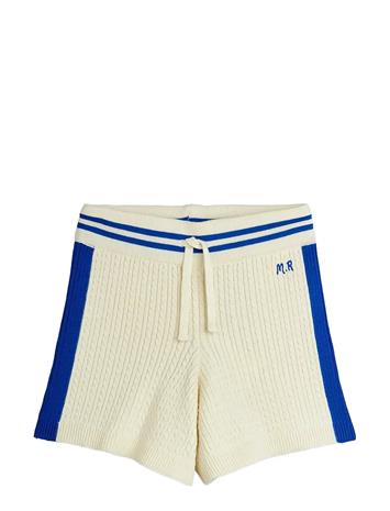 Mini Rodini Cable Knit Shorts - Cream - 140/146
