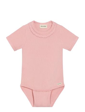 Minymo Body Ss Rib - Grey - 68
