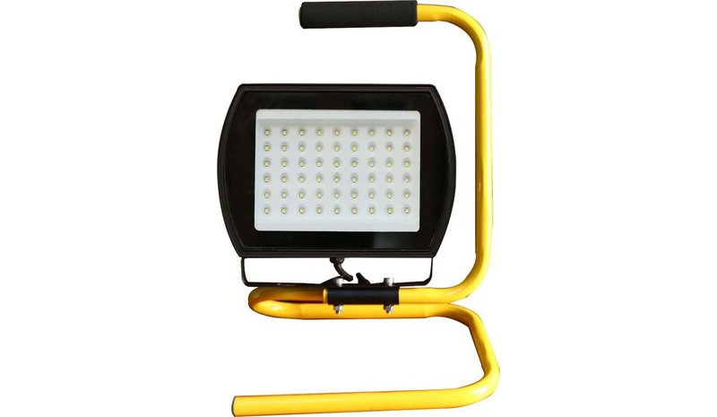 Led-kohdevalo jalustalla 30/50w, Ip65, kylmä valkoinen