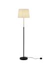 Aneta Lighting Ezai musta/beige lattiavalaisin