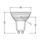 OSRAM LED-lamppu PAR16 heijastin GU10 3,4 W 100° 2700 K