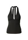 Urban Classics - Ladies Polyamide Jersey Neckholder Top - Niskalenkkitoppi - Naiset - Musta