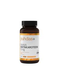 Puhdas+ Vahva Beetakaroteeni 15 mg ravintolisä