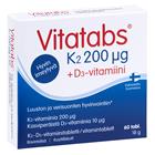 Vitatabs® K2 200 µg + D3-vitamiini K2 - D3-vitamiinitabletti ravintolisä