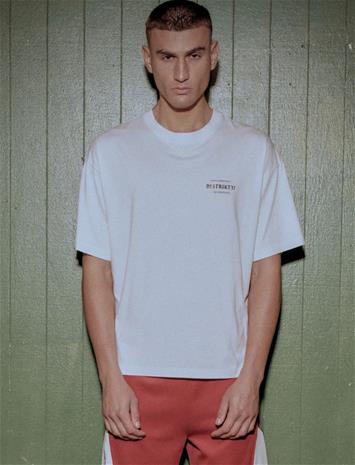 HAN Kjøbenhavn Trophy Oversized Tee - White - XXL
