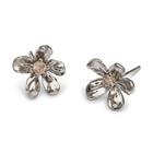 Lily and Rose Petite Eponine Stud Earrings Silver