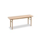 Skovby Möbelfabrik #832-penkki valkoöljytty tammi l 120 cm