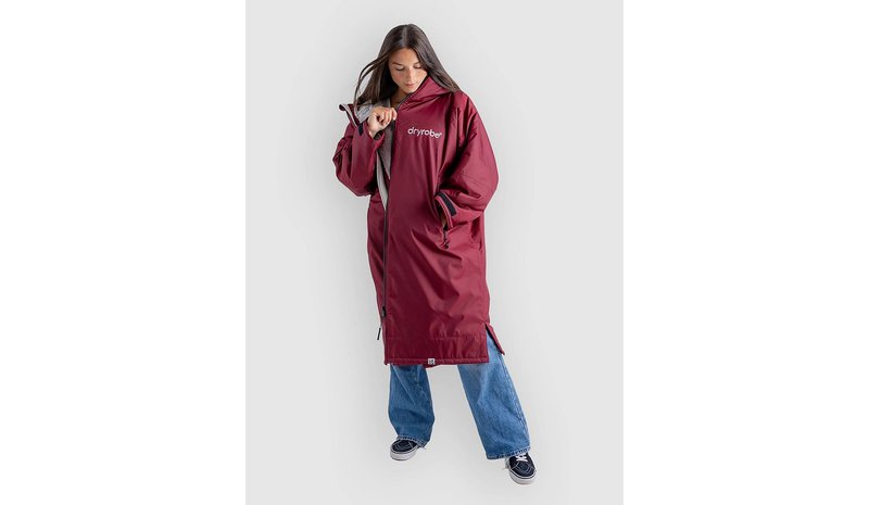 Dryrobe burgundy grey