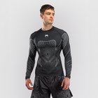 Venum Midnight Fury Pitkähihainen Rashguard Musta Harmaa Hopea