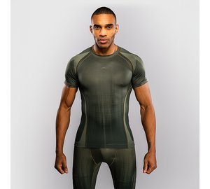 Venum Stealth Lyhythihainen Rashguard Khaki Vihreä