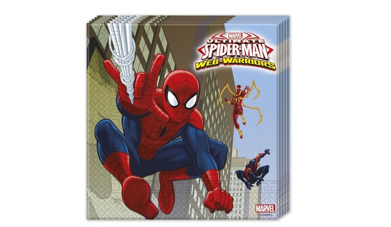 Lautasliinat, Spiderman, 20kpl