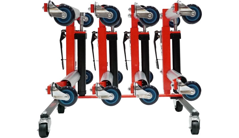 Auton siirtoalustasarja säilytystelineellä, KS-Tools