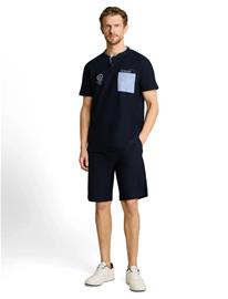 Tom Tailor Structured Shorts - Navy - XXL