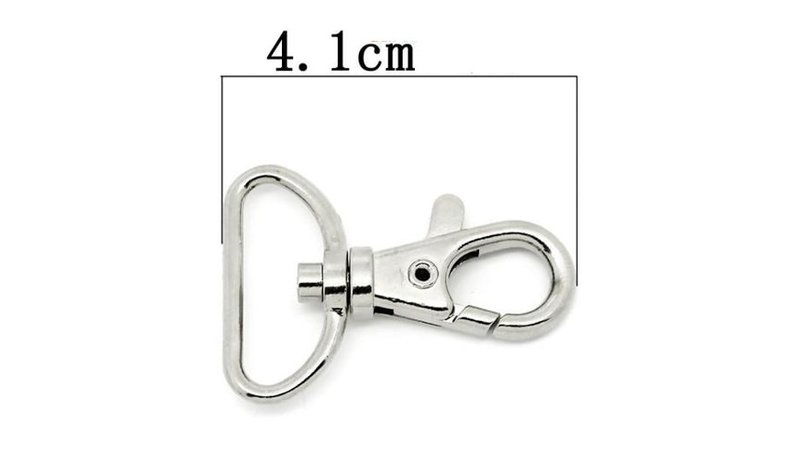 Farnia 41x30 mm hopea hihnalukko