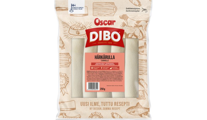 Dibo Härkärulla 250 g (5 kpl), säästöp.