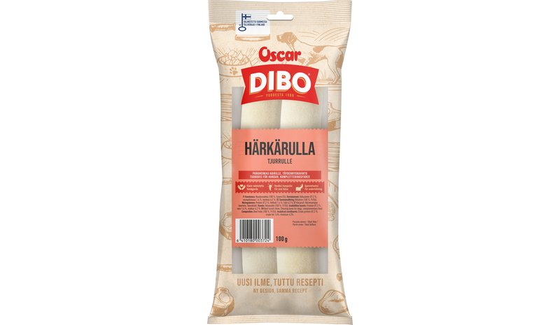 Dibo Härkärulla puruherkku 100 g, koirille