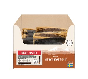 Monster Rawhide Beef Hairy Large