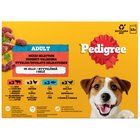 Pedigree Favourites 12x100 g paloja hyytelössä annospussit koiran märkäruoka