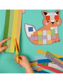 Auzou Activity Kit - Cutting And Braiding - Animals - Multi/patterned - ONE SIZE