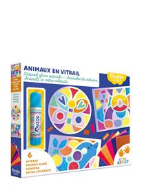 Auzou Activity Kit - Mosaic Animals - Multi/patterned - ONE SIZE