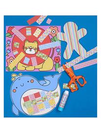 Auzou Artist Kit - Cutting And Creating - Animals - Multi/patterned - ONE SIZE