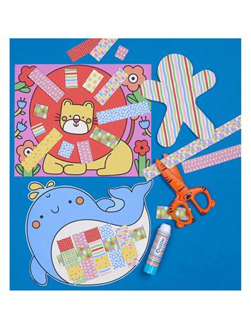 Auzou Artist Kit - Cutting And Creating - Animals - Multi/patterned - ONE SIZE