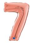 IPK Number Foil 7 Rose Gold 70 Cm - Pink - 0