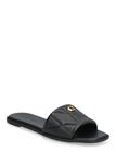 Coach Holly Quilted Leather Sandal - Black - 40.5