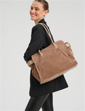 DEPECHE Madrid Shopper - Brown - ONE SIZE