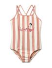 Liewood Suna Stripe Swimsuit - Pink - 140