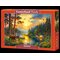 Castorland Sunset over Forest River 3000p palapeli – kuva 1