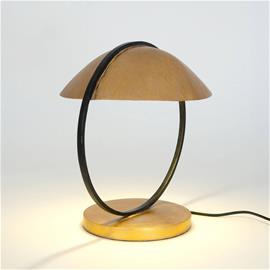 Pöytälamppu MEZZADORA, kulta/musta, korkeus 35 cm, metalli, 2 x G9